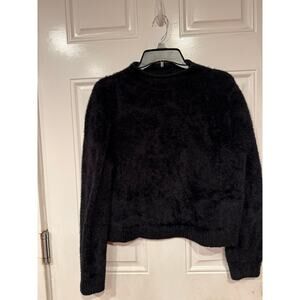 Women’s Universal Thread Mock Neck Fuzzy Sweater